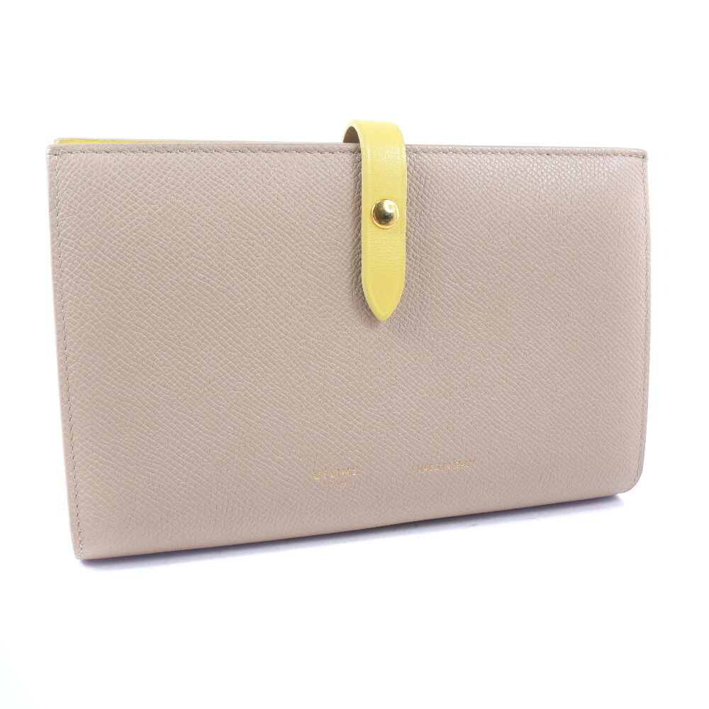 Celine Strap Bi Fold Wallet Multi Function Canvas… - image 1